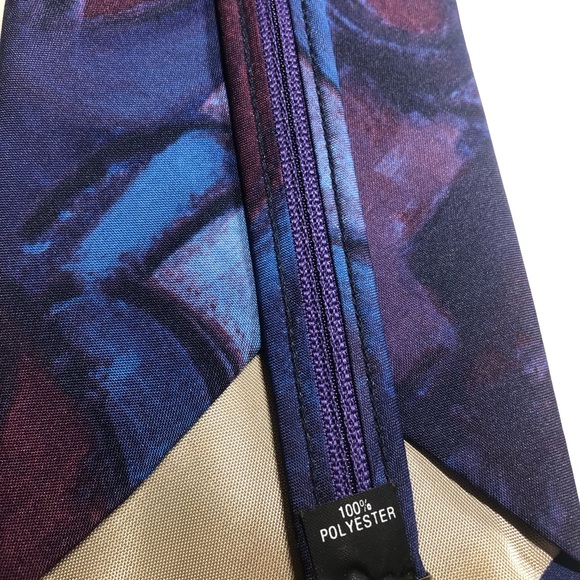 4 tie Variety lot 1 zipper vintage  , wool, 1 silk, 1 poly - Picture 10 of 16